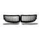 BMW 3 E90 2004.11-2008.08 grilă față neagră lucioasă, ornament superior 2 buc. (tuning dreapta/stânga