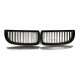 BMW 3 E90 2004.11-2008.08 grilă neagră mată, ornament superior 2pc. (tuning dreapta/stânga