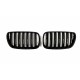 BMW X3 E83 2006.03-2010.11 capac fals negru lucios (set de 2 buc.)