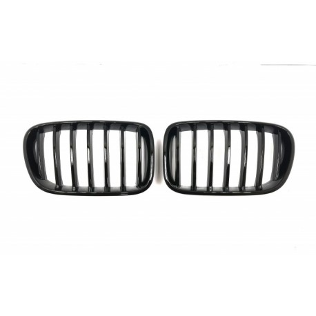 BMW X3 F25 2010.11-2014.03 atașamente negre lucioase (set de 2 buc)