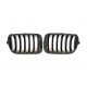 BMW X3 F25 2010.11-2014.03 atașamente negre lucioase (set de 2 buc)