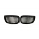 BMW 1 E87/E81/E82 2004- Grilă față negru lucios (set de 2 buc.)