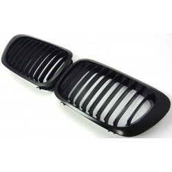 BMW 3 E46 1998.06- Grila față negru lucios (set2pc) coupe/cabrio