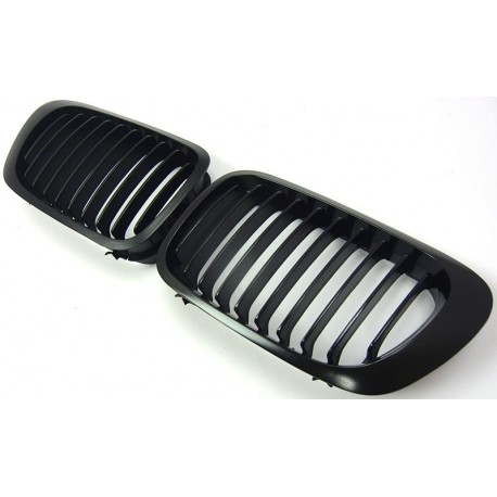 BMW 3 E46 1998.06- Grila față negru lucios (set2pc) coupe/cabrio