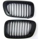 BMW 3 E46 1998.06- Grila față negru lucios (set2pc) coupe/cabrio