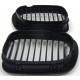 BMW 3 E46 1998.06- Grila față negru lucios (set2pc) coupe/cabrio