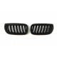BMW X3 E83 2004.01- placă de atragere, negru mat (set de 2)