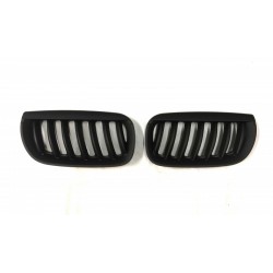 BMW X3 E83 2004.01- placă de atragere, negru mat (set de 2)