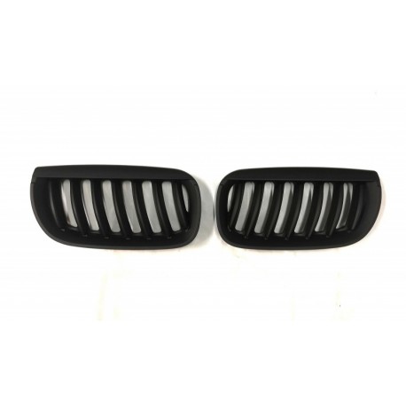 BMW X3 E83 2004.01- placă de atragere, negru mat (set de 2)