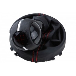 VOLAN + MANETA SCHIMBĂTORULUI DE VITEZE MINI F54/F55/F56/F57/F60 /ROȘU-ROȘU/ GZB-BM-018