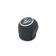 butonul schimbătorului de viteze CITROEN Jumper FIAT Ducato PEUGEOT Boxer 735316072 5B piele neagră/cromo 735316072