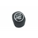 butonul schimbătorului de viteze CITROEN Jumper FIAT Ducato PEUGEOT Boxer 735316072 5B piele neagră/cromo 735316072