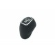 buton schimbător de viteze HYUNDAI ix20 i30 437111K100EQ 5B piele neagră/cromo 437111K100EQ