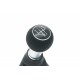 AUDI A3 (8L1) 8L0864261A 5B Maneta schimbătorului de viteze negru/piele cromată 8L0864261A