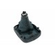 AUDI A3 (8P1) 8P0864261T Maneta schimbătorului de viteze 6B din piele cu inel negru/roșu 8P0864261T