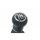 AUDI A4 B5 A6 C5 A8 4B0863279A 5B mâner schimbător de viteze negru/piele cromată 4B0863279A