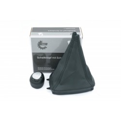 SAAB 9-3 mâner schimbător de viteze cu mâner schimbător de viteze alamă 55353898 5B argint mat piele 55353898