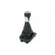 SEAT Leon Toledo II 5B Buton de viteze cu burduf negru/roșu inel piele burduf fir roșu