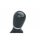 SEAT Leon Toledo II 1M0711113A 6B Maneta schimbătorului de viteze din piele neagră 1M0711113A