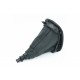 SEAT Leon Toledo II 1M0711113A 6B Maneta schimbătorului de viteze din piele neagră 1M0711113A