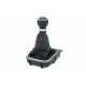 VW Caddy III EOS Golf V VI Jetta III Touran 1K0711113CF 5B negru / crom cadru din piele crom burduf roșu fir 1K0711113CF