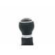 VW Caddy III EOS Golf V VI Jetta III Touran 1K0711113CF 5B negru / crom cadru din piele crom burduf roșu fir 1K0711113CF