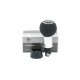 AUDI A3 (8L1) 8L0863278BN Maneta schimbătorului de viteze 6B negru/cromo piele perforată 8L0863278BN