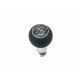 AUDI A3 (8L1) 8L0863278BN Maneta schimbătorului de viteze 6B negru/cromo piele perforată 8L0863278BN