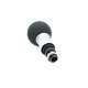 AUDI A3 (8L1) 8L0863278BN Maneta schimbătorului de viteze 6B negru/cromo piele perforată 8L0863278BN