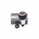 AUDI A3 (8P1) mâner schimbător de viteze 8L0863278BN 5B negru/cromo/roșu inel piele perforată 8L0863278BN