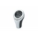 GLASS DE SCHIMBARE BMW 1 3 5 6 X1 X3 X5 Z4 25117566267 6B piele neagră/cromo 25117566267