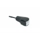 TOGGLE Buton schimbător BMW 1 3 25167570652 argintiu mat din piele transmisie automată versiune 60 mm 25167570652