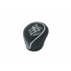 FORD C-Max Focus Galaxy Kuga Mondeo S-Max Buton schimbător de viteze 1798600 6B negru/cromo piele perforată 1798600