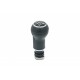 Maneta schimbătorului de viteze VW Golf IV Bora I 1J0711113B 6B negru/cromo 23 mm 1J0711113B