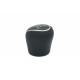 buton schimbător de viteze HYUNDAI Elantra i30 ix35 KIA Cerato Optima Soul 6B piele neagră/cromo