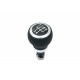 VW Passat B6 butonul schimbătorului de viteze 3B0711113 5B piele neagră/cromo 3B0711113