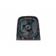 VW Caddy III EOS Golf V VI Jetta III Touran 1K0711113CF 6B negru / crom cadru din piele crom burduf roșu fir 1K0711113CF