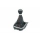 VW Caddy III EOS Golf V VI Jetta III Touran 1K0711113CF 6B negru / crom cadru din piele crom burduf roșu fir 1K0711113CF