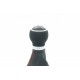 VW Caddy III EOS Golf V VI Jetta III Touran 1K0711113CF 6B negru / crom cadru din piele crom burduf roșu fir 1K0711113CF