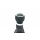 VW Caddy III EOS Golf V VI Jetta III Touran 1K0711113CF 6B negru / crom cadru din piele crom burduf roșu fir 1K0711113CF