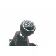 VW Caddy III EOS Golf V VI Jetta III Touran 1K0711113CF 6B negru / crom cadru din piele crom burduf roșu fir 1K0711113CF