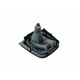 VW Caddy III EOS Golf V VI Jetta III Touran 1K0711113CF 6B negru / crom cadru din piele crom burduf roșu fir 1K0711113CF