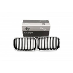 ATRACTOR CAPOT MOTOR cu o singură bandă carcasă cromată, dungi negre BMW 3 E36 51138122237