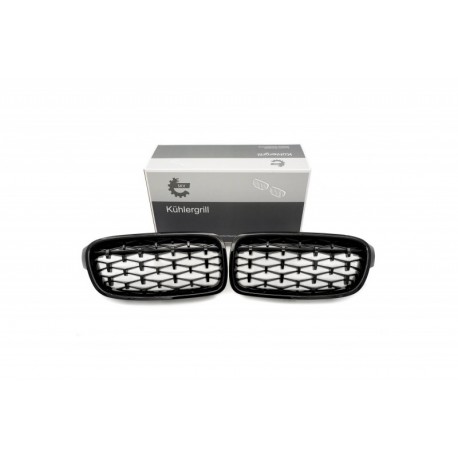 Acoperiș motor ATTRACTOR diamant negru lucios BMW 3 F30 51137255411