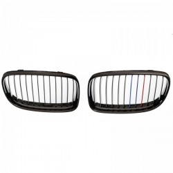 BMW 3 E90 2008.08-2012.06 Grilă față negru lucios (set de 2 piese cu ornamente în 3 culori)tuning dreapta/stânga