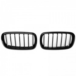 BMW X5 F15 2013.10- placă atractor negru lucios (set de 2 buc.)