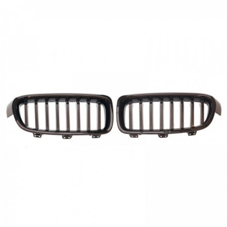 BMW 3 F30/31/35 2012.01- Grila față negru lucios (set de 2 buc) M-paket