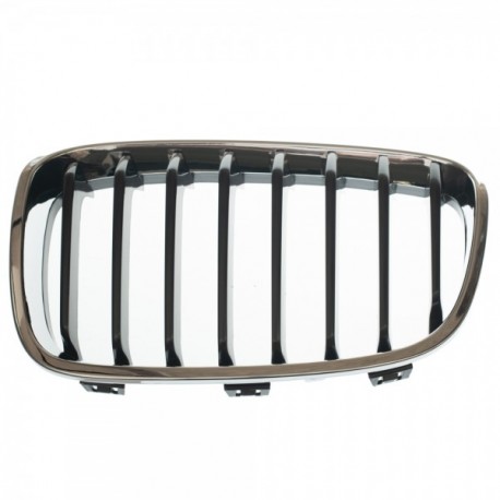 BMW 1 (F20) / (F21) 2011-2015 grilă față stânga neagră