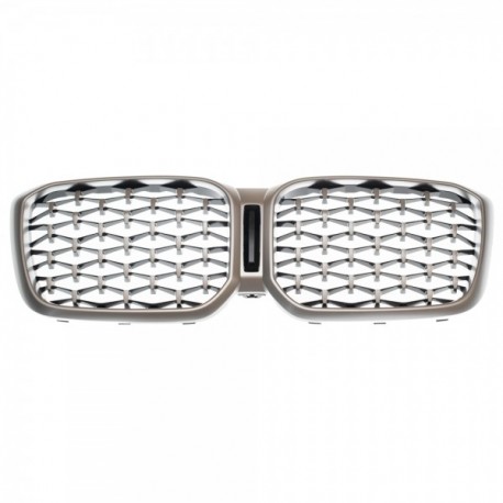 BMW IX3 G08 2020- LCI M-pak. grilă tip diamant fără deschidere pentru cameră