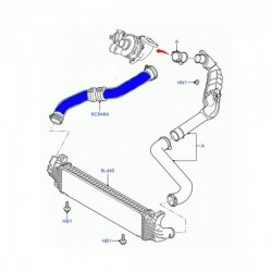 Conductă intercooler Ford Mondeo IV, Galaxy, S-Max 1383684